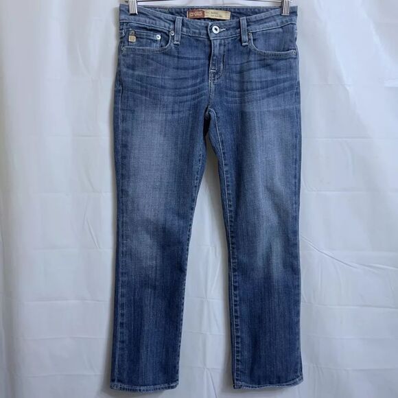 Big Star Rikki Low Rise Fit Straight Jeans Women's Size 27 Blue 26" Inseam - Picture 1 of 5